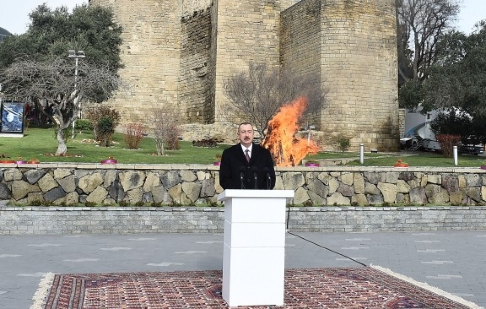 President Ilham Aliyev joined nationwide Novruz festivities VIDEO