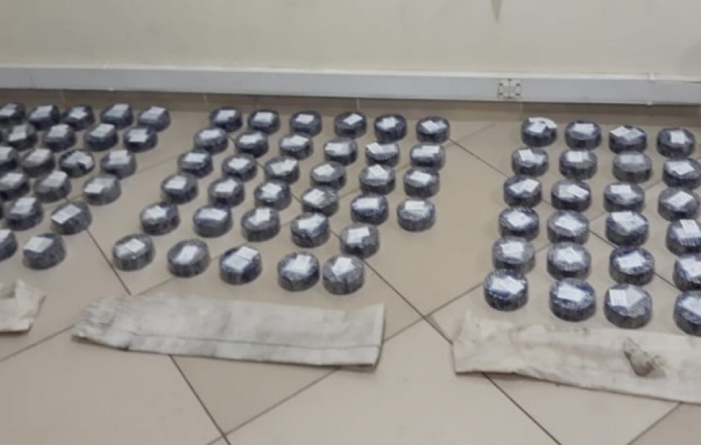 Avropaya daşınması nəzərdə tutulan 52 kiloqramdan çox heroin Azərbaycan gömrüyündə saxlanılıb VİDEO