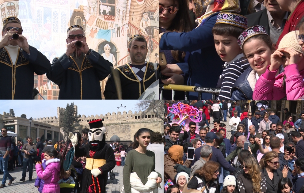 İçərişəhərdə “Bahar qalası” adlı Novruz şənliyi təşkil edilib VİDEO