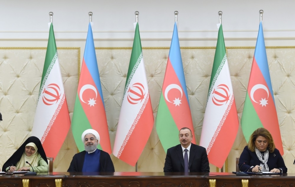 Aserbaidschan und Iran unterzeichnen eine Reihe von Dokumenten VIDEO