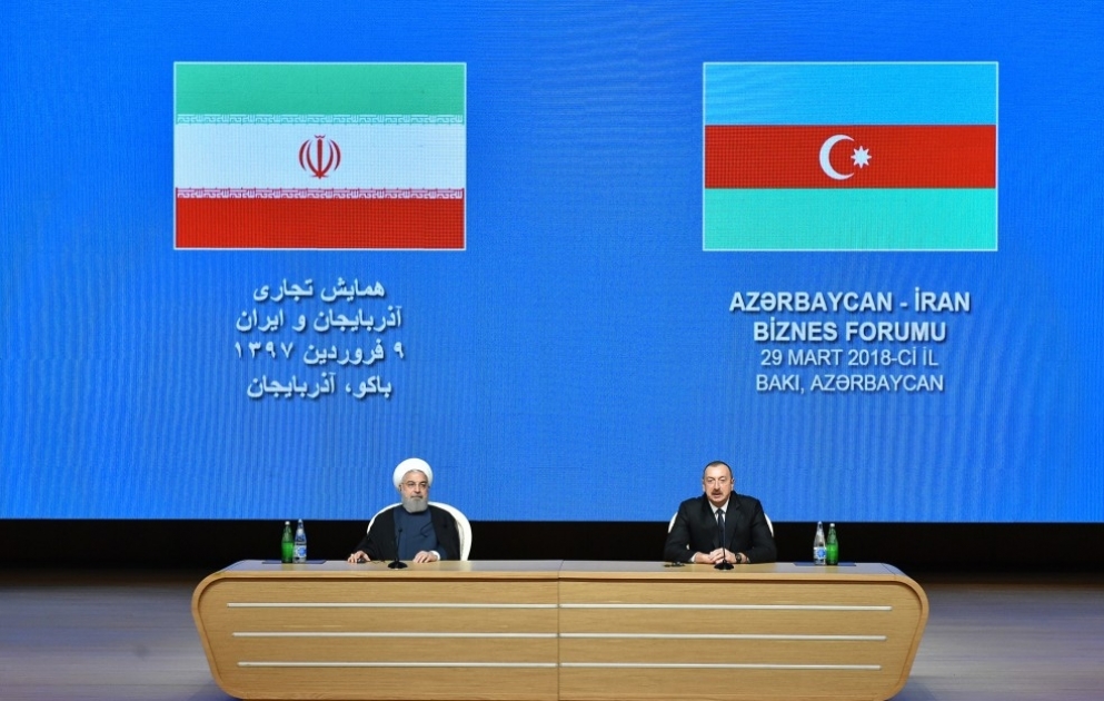 Aserbaidschanisch-iranisches Wirtschaftsforum in Baku VIDEO