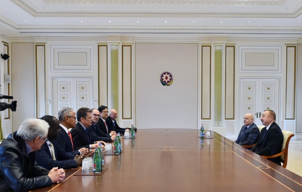 President Ilham Aliyev received delegation of International Union of Architects VIDEO