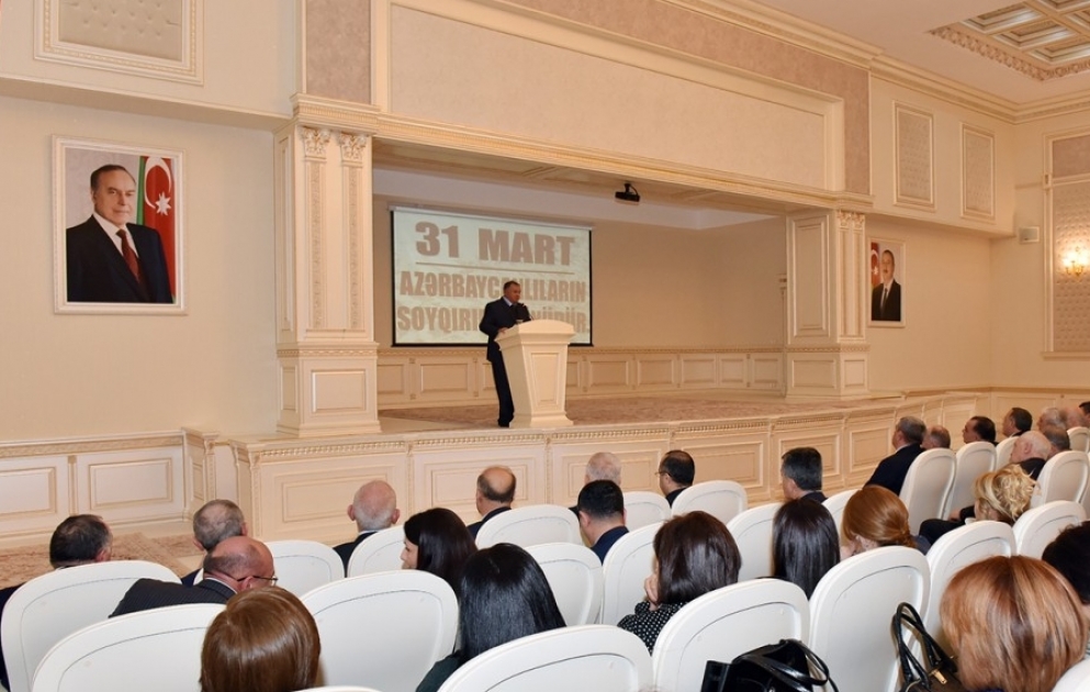 Sumqayıtda azərbaycanlıların soyqırımının 100 illiyinə həsr olunmuş elmi-nəzəri konfrans keçirilib VİDEO