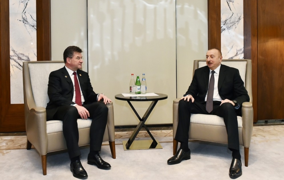 President Ilham Aliyev received President of 72nd session of UN General Assembly VIDEO