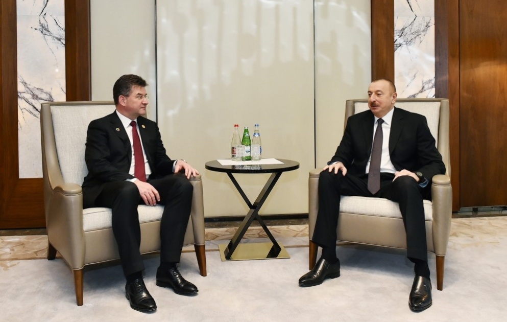 Staatspräsident Ilham Aliyev empfängt Präsident von UN-Generalversammlung VIDEO