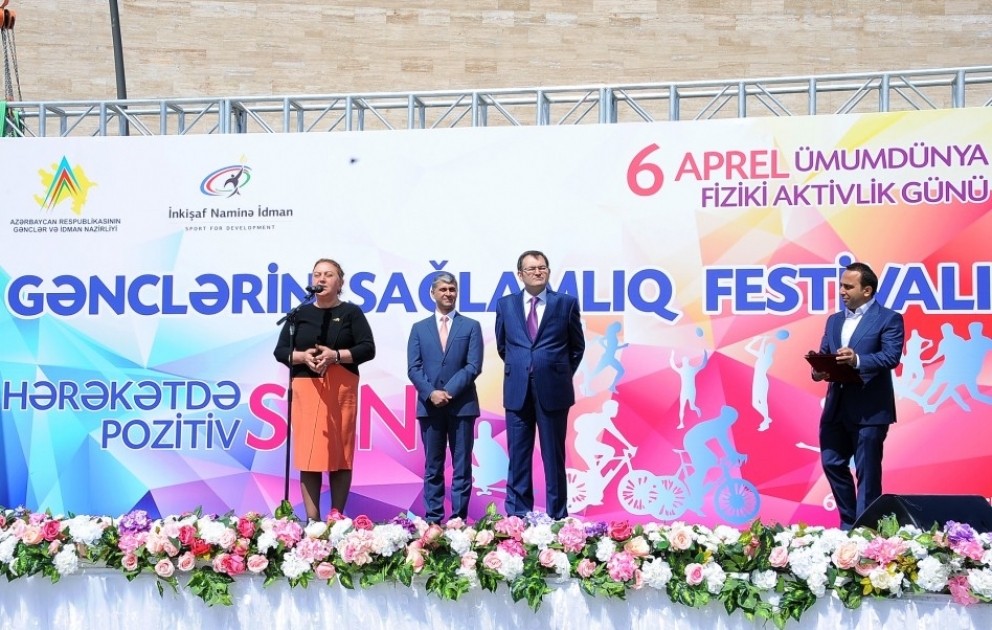 Dənizkənarı Milli Parkda Gənclərin Sağlamlıq Festivalı keçirilib VİDEO