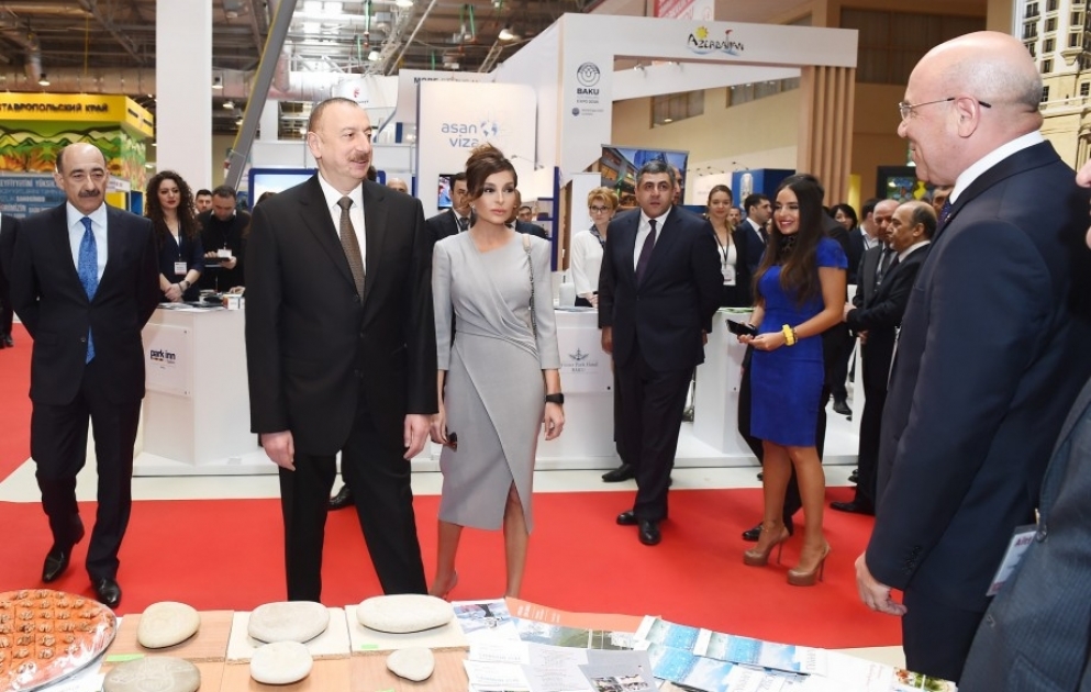 President Ilham Aliyev viewed 17th Azerbaijan International Travel and Tourism Fair, AITF 2018 VIDEO