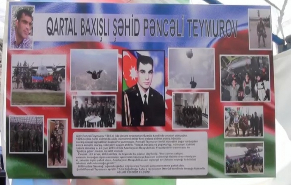 Astarada Aprel şəhidi Pəncəli Teymurovun xatirəsi yad olunub VİDEO