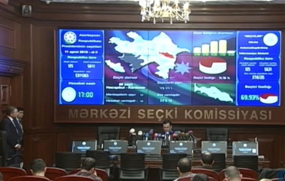 Saat 17:00-dək respublika üzrə 3 milyon 716 mindən çox seçici səs verib VİDEO
