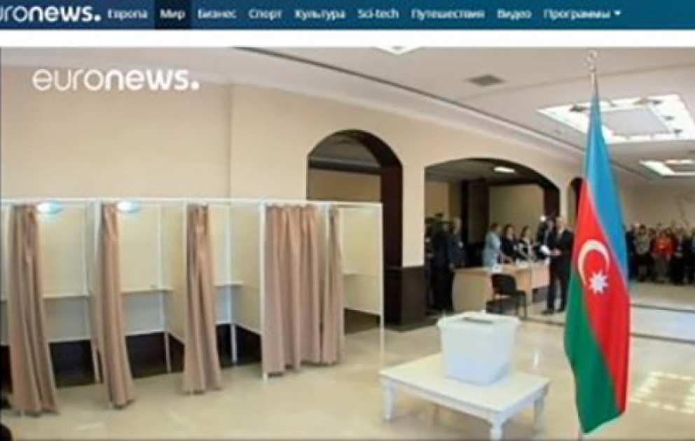 “Euronews” Azərbaycandakı prezident seçkiləri ilə bağlı reportaj yayımlayıb  VİDEO