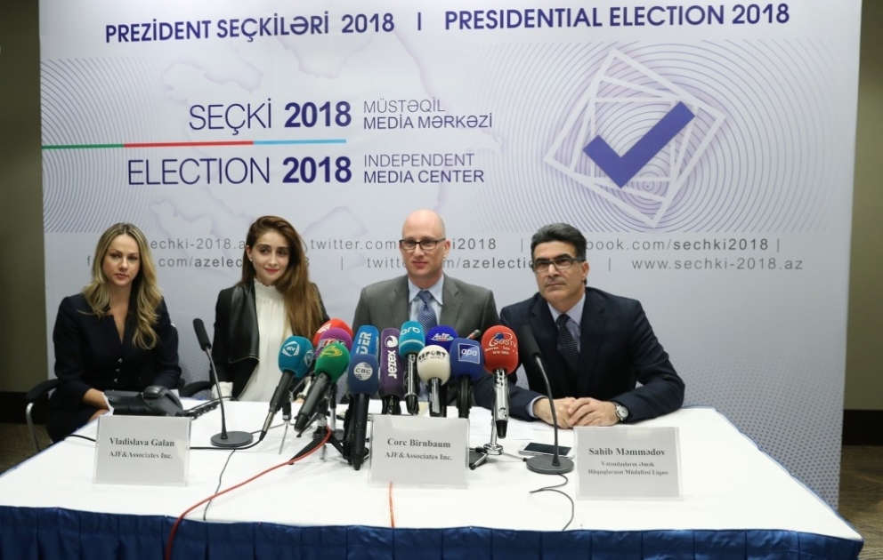 ABŞ-ın “Artur Filkenşteyn və Assosiasiya” şirkətinin keçirdiyi “exit-poll”un nəticələrinə görə İlham Əliyev 85,57 faiz səs toplayıb VİDEO