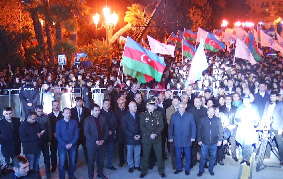 İlham Əliyevin prezident seçkilərində möhtəşəm qələbəsi bütün Azərbaycan xalqının qələbəsidir  VİDEO