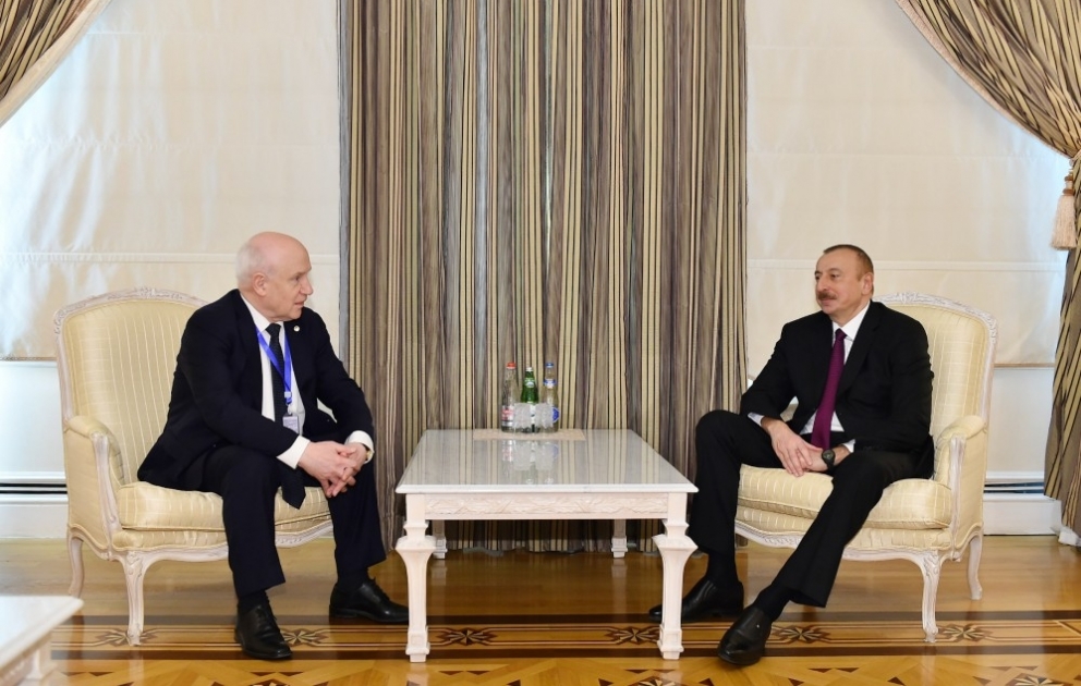 President Ilham Aliyev received delegation led by chairman of CIS Executive Committee VIDEO