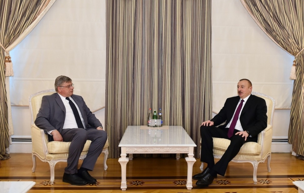 President Ilham Aliyev received head of election observation mission of European Conservatives and Reformists Group VIDEO