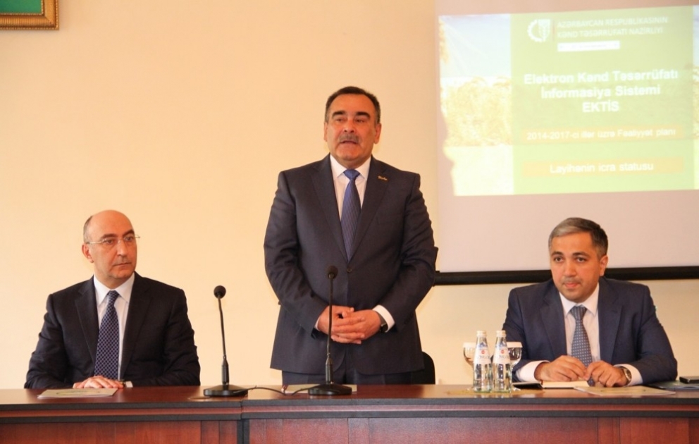 “Elektron kənd təsərrüfatı” informasiya sistemi aqrar sahənin kompleks inkişafına xidmət edəcək VİDEO