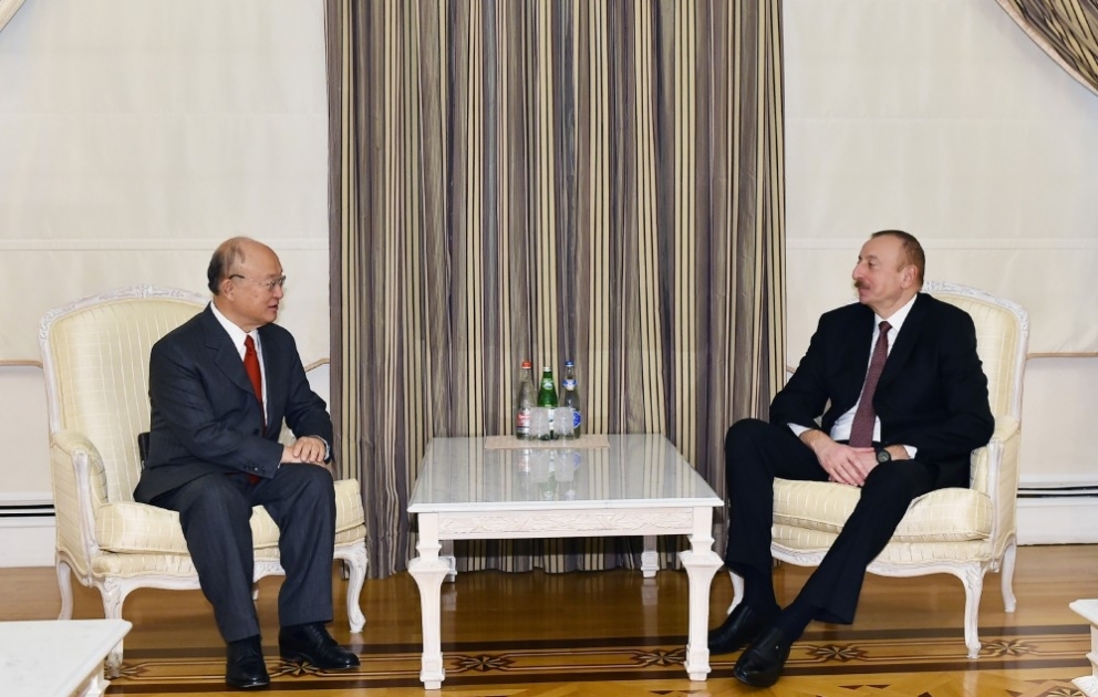 Staatspräsident Ilham Aliyev empfängt IAEA-Generaldirektor VIDEO