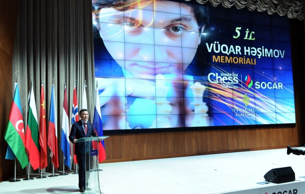 Şəmkirdə Vüqar Həşimov memorialının təntənəli açılış mərasimi olub VİDEO