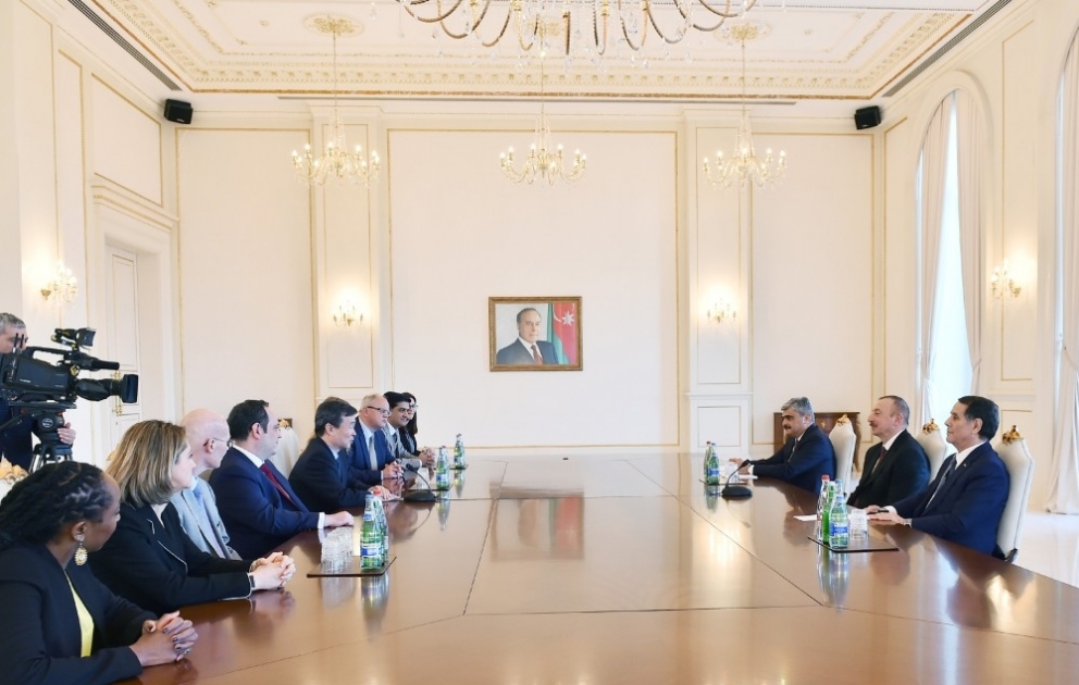 President Ilham Aliyev received delegation of Bureau International des Expositions VIDEO