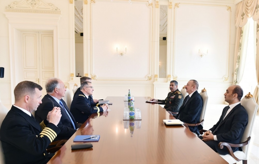 President Ilham Aliyev received delegation led by NATO’s Supreme Allied Commander Europe VIDEO