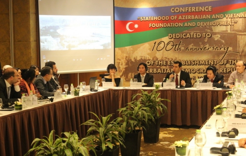 Hanoyda “Azərbaycan və Vyetnamın dövlətçiliyi: yaranma və inkişaf” adlı konfrans keçirilib VİDEO