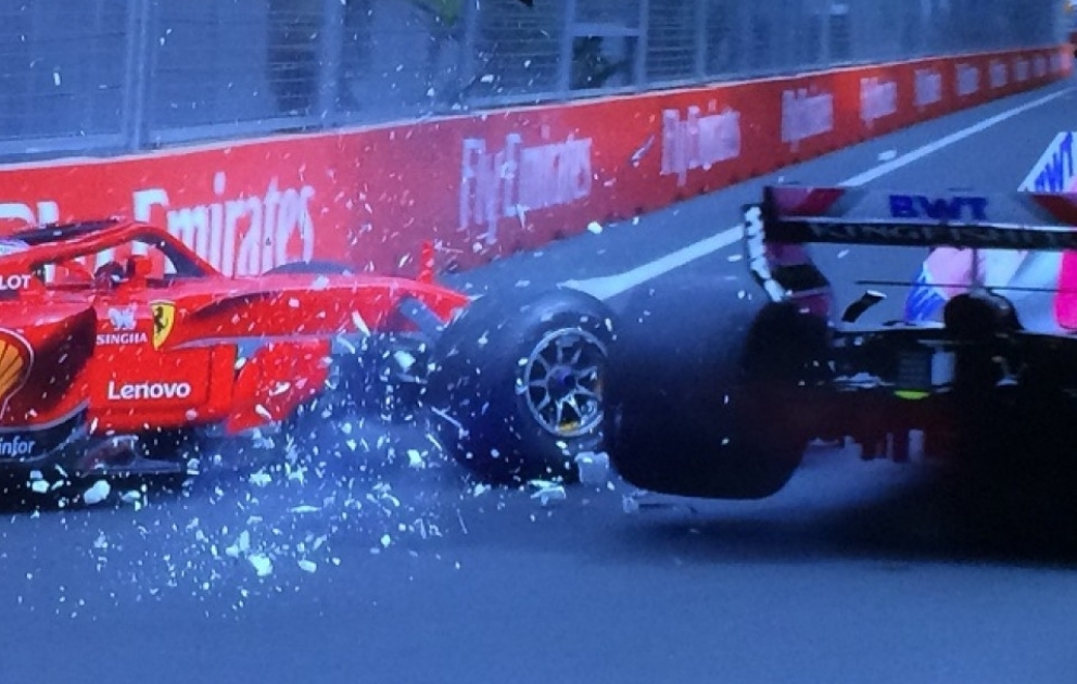 Formula 1 Azərbaycan Qran-Prisinin startında həyəcanlı anlar yaşanıb  VİDEO