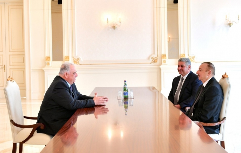 President Ilham Aliyev received president of United World Wrestling VIDEO