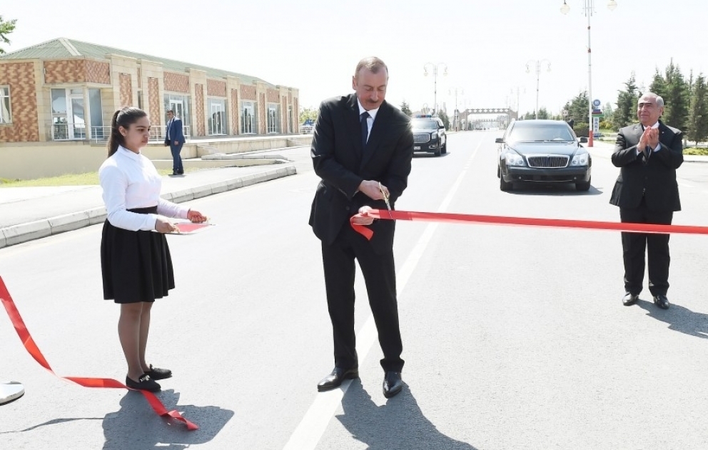 Un tronçon de 24 km de la route Khatchmaz-Khoudat remis à la disposition des automobilistes VIDEO