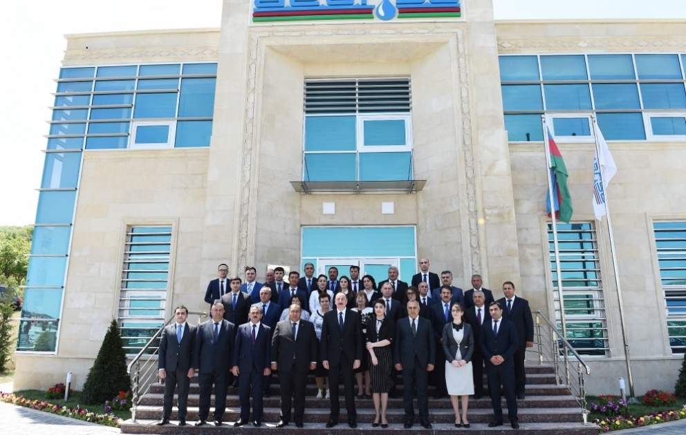President Ilham Aliyev attended ceremony to launch drinking water supply in Khizi city and Altiaghaj settlement VIDEO