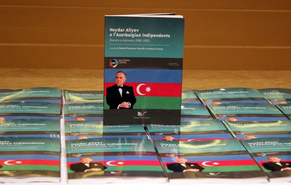 İtaliyalı professorların Heydər Əliyev haqqında yazdıqları kitabın Romada təqdimatı keçirilib VİDEO