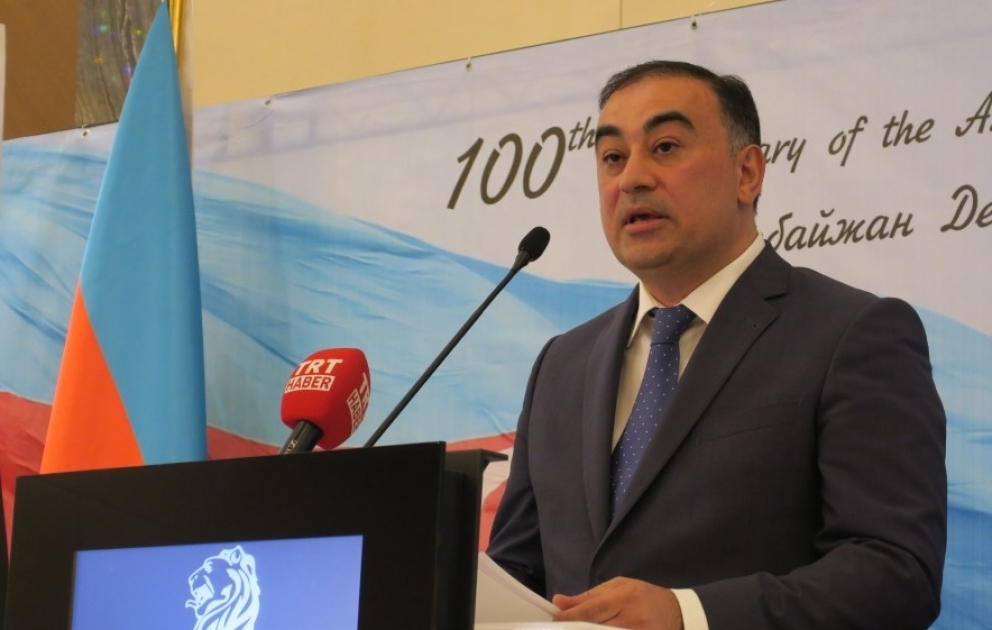 Astanada Azərbaycan Xalq Cümhuriyyətinin 100 illiyi ilə bağlı rəsmi qəbul keçirilib VİDEO
