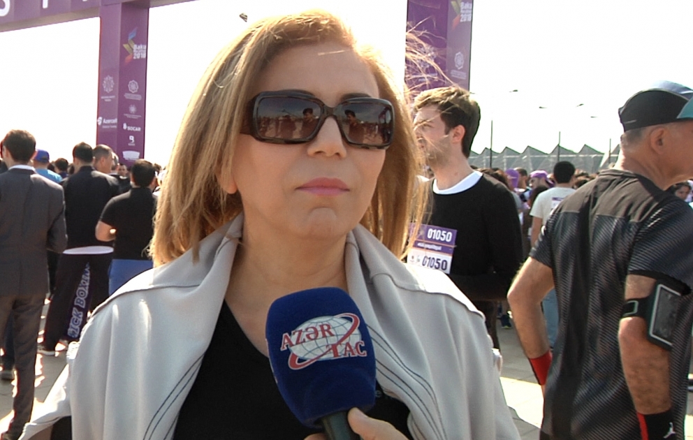 Bahar Muradova: Bakı marafonu böyük əhəmiyyətə malik təşəbbüsdür  VİDEO