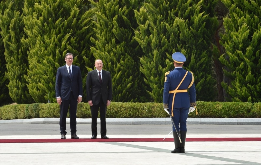 Official welcome ceremony was held for Serbaian President Aleksandar Vucic VIDEO