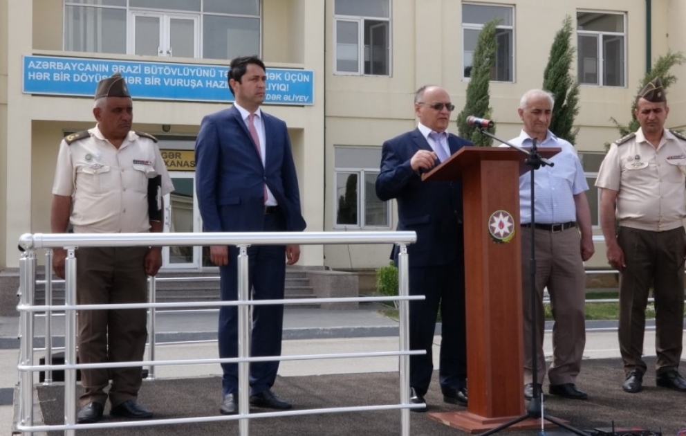 Cümhuriyyətin 100 illiyi münasibətilə FHN-in Mülki Müdafiə Qoşunlarının “N” saylı hərbi hissəsində tədbir keçirilib  VİDEO