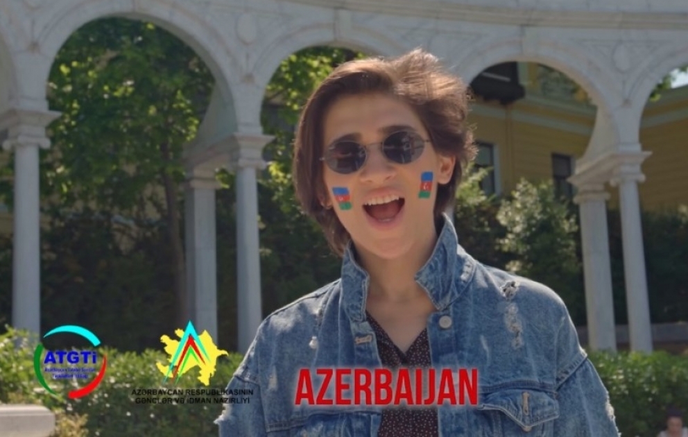 Azərbaycanın dövlət himni beynəlxalq mahnı müsabiqəsi iştirakçılarının ifasında VİDEO