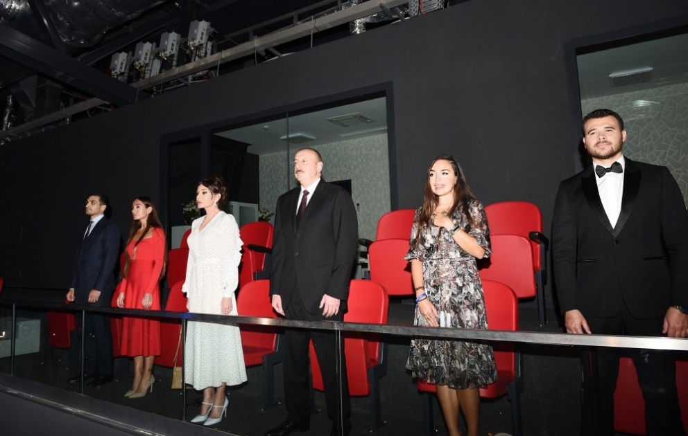 Solemn concert dedicated to centennial of Azerbaijan Democratic Republic was held in Baku Crystal Hall President Ilham Aliyev attended the concert VIDEO