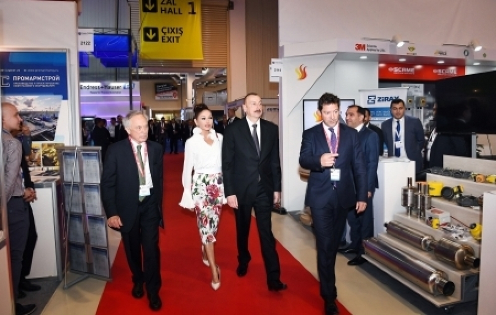 President Ilham Aliyev viewed 25th International Caspian Oil & Gas Exhibition VIDEO