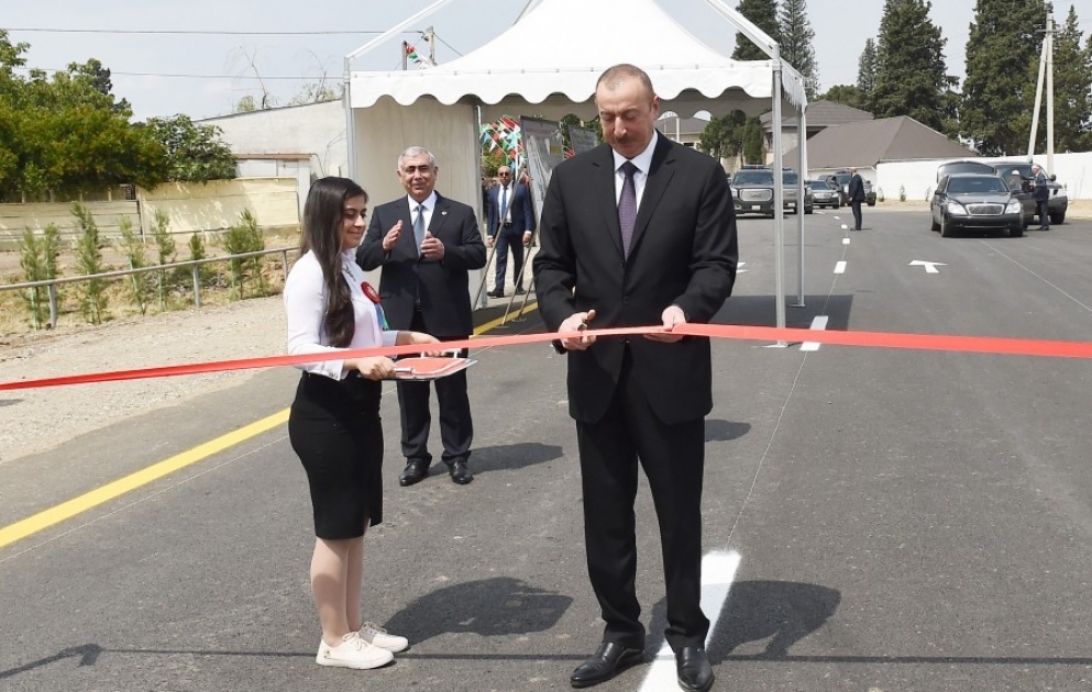 Goranboy : la route Dalimammadli-Mouzdourlar-Guyrygly rouverte aux automobilistes VIDEO
