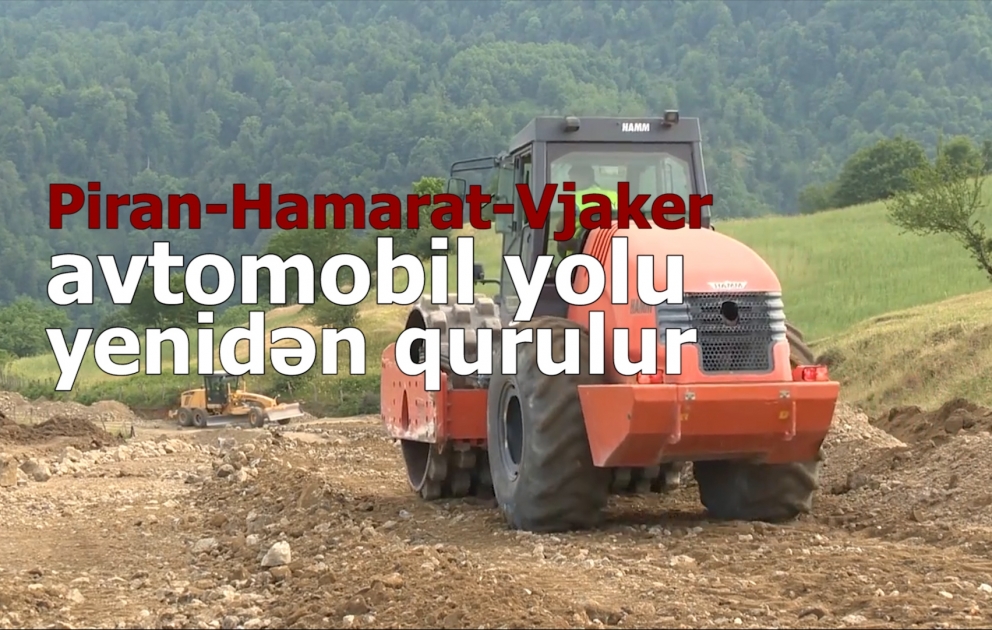 Lerikdə 28 yaşayış məntəqəsini birləşdirən yol yenidən qurulur VİDEO