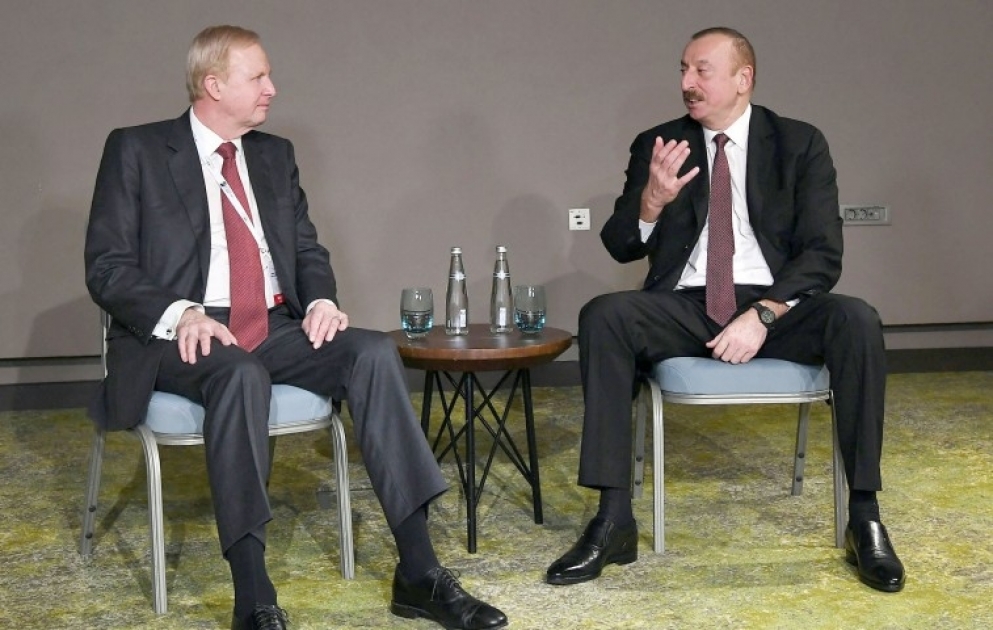 President Ilham Aliyev met with BP CEO Robert Dudley in Eskisehir VIDEO