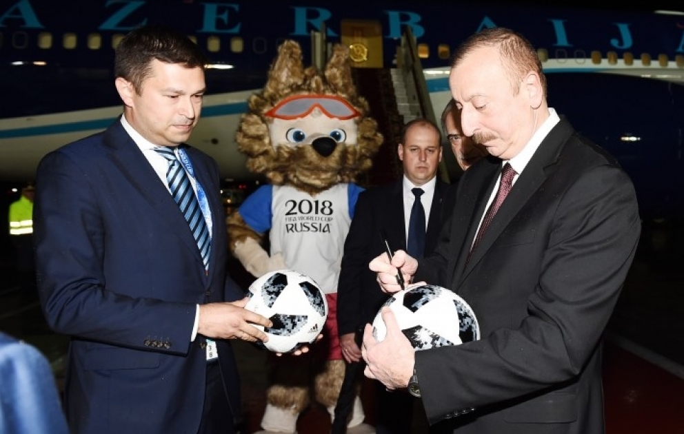 Le président azerbaïdjanais arrive en Russie pour une visite de travail VIDEO