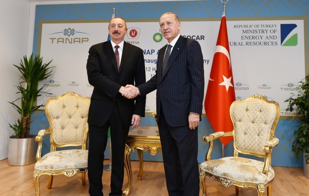 President Ilham Aliyev met with Turkish President Recep Tayyip Erdogan in Eskisehir VIDEO