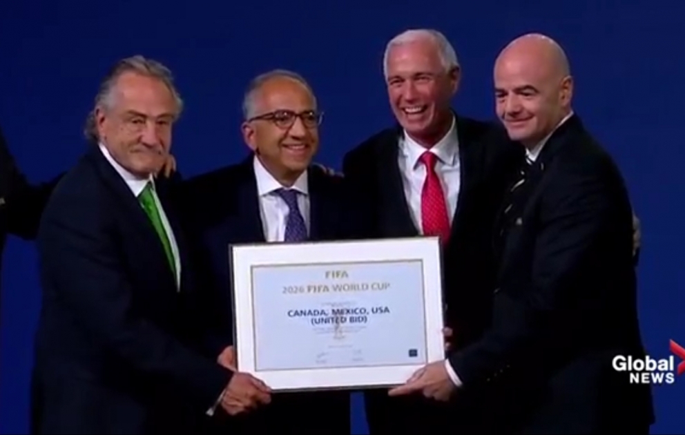 2026-cı ildə futbol üzrə XXIII dünya çempionatına Kanada, ABŞ və Meksika birlikdə ev sahibliyi edəcəklər VİDEO
