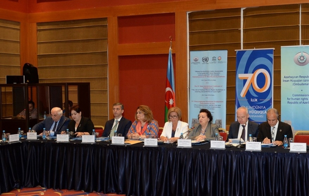 XV. Internationale Ombudsmann-Konferenz in Baku VIDEO