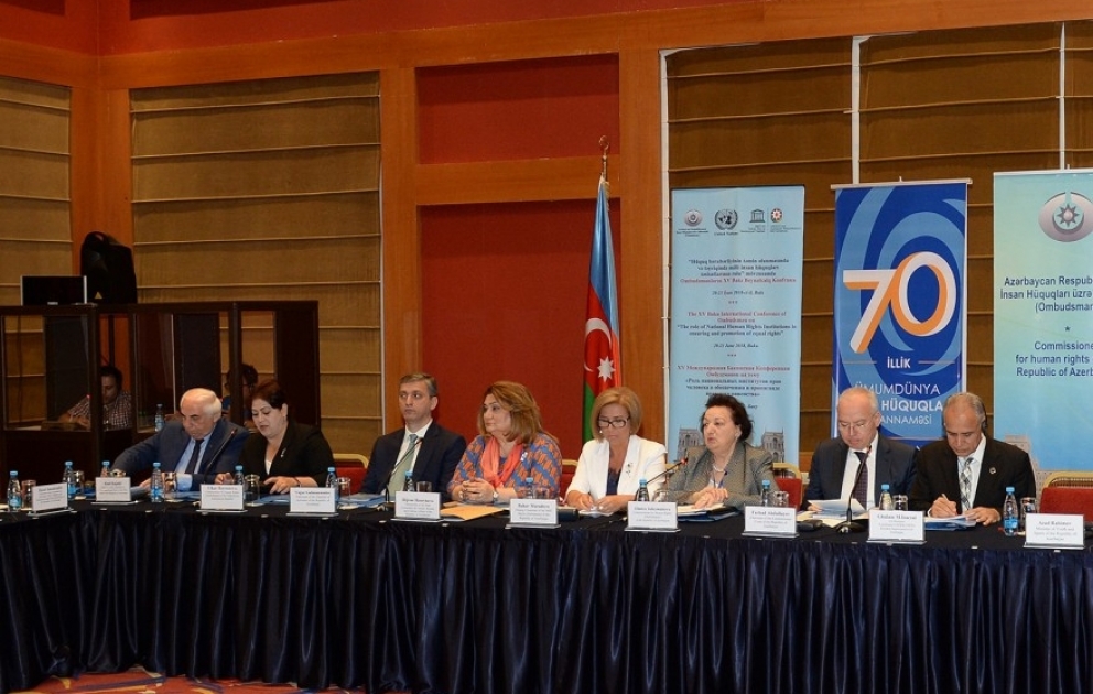 La XVe Conférence internationale des ombudsmans débute à Bakou VIDEO