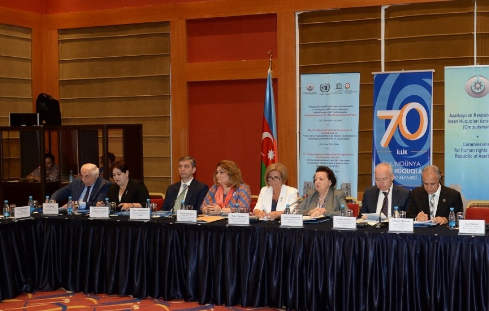 15th International Conference of Ombudspersons kicks off in Baku VIDEO