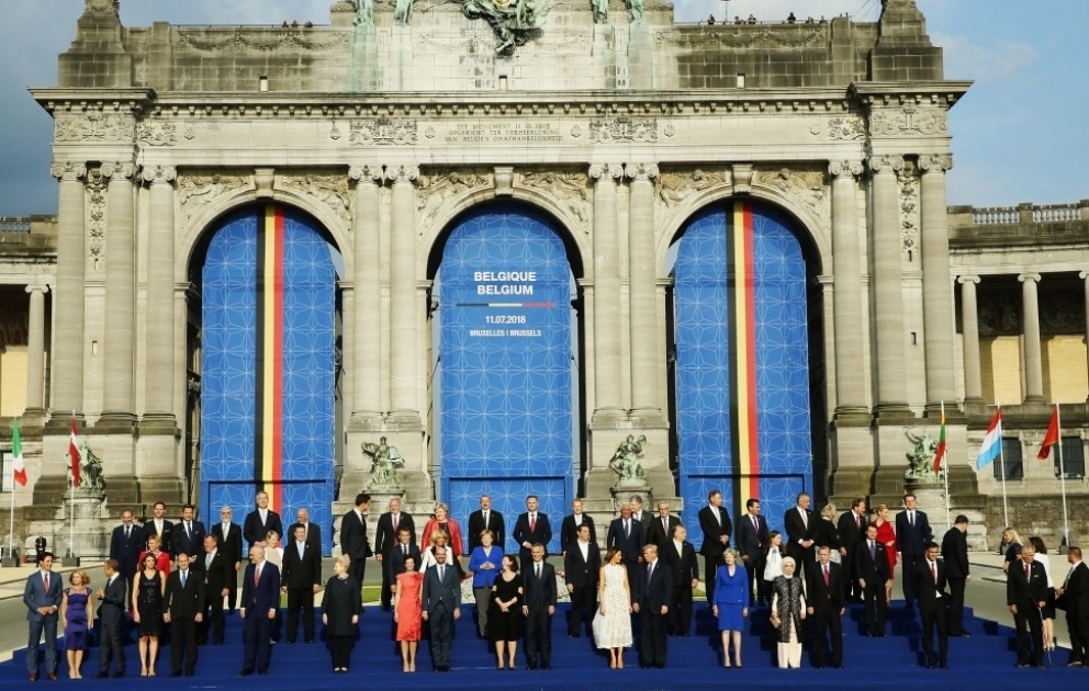Bruxelles : une réception organisée pour les chefs d'Etat et de gouvernement des pays alliés et partenaires de l'OTAN  Le président Ilham Aliyev est présent à la réception VIDEO