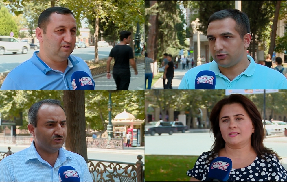 Gəncə sakinləri şəhərdə baş verən təxribat xarakterli əməlləri qətiyyətlə pisləyirlər - REPORTAJ VİDEO
