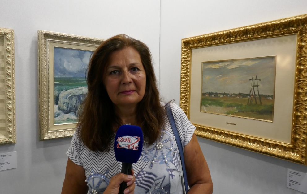 Kristin Maqri: Sərgi vasitəsilə Azərbaycana səyahət etdik VİDEO