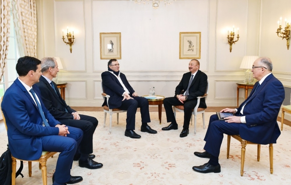 President Ilham Aliyev met with Chairman and CEO of Total VIDEO