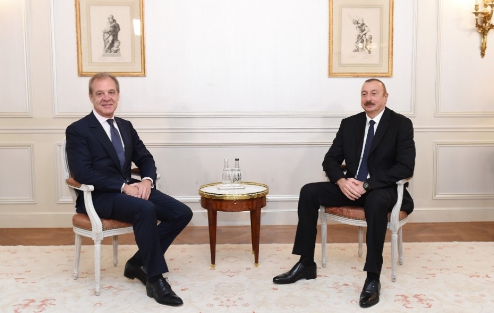Prezident İlham Əliyevin “CIFAL” qrupunun prezidenti ilə görüşü olub VİDEO